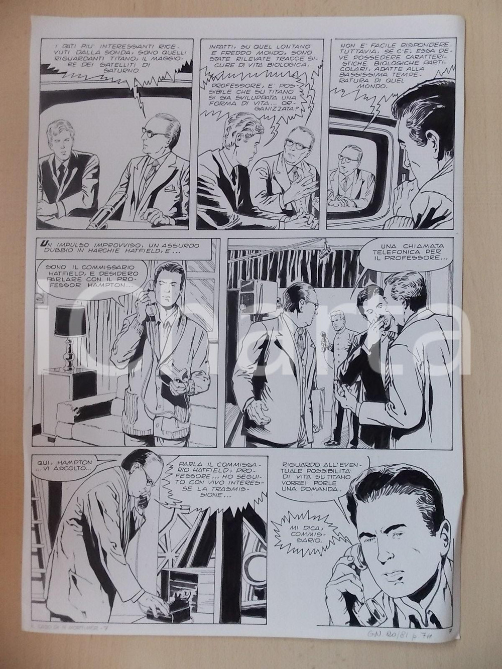 Opera d’arte autentica 1970 CASO NATHAN MORTIMER Luciano BERNASCONI Professore della NASA Tavola LUBE 1