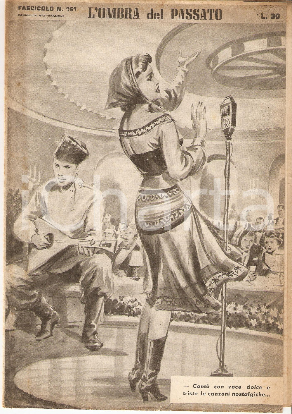 Giornale, rivista storica 1956 OMBRA DEL PASSATO Jean DE VALLORBE Spettacolo tradizionale russo Fasc. 161 1