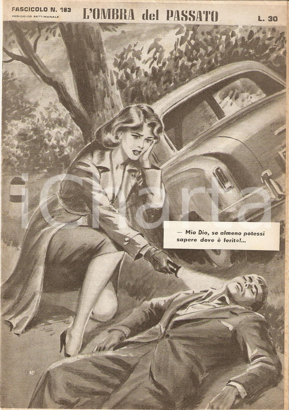 Giornale, rivista storica 1956 OMBRA DEL PASSATO Jean DE VALLORBE Incidente con uomo ferito Fascicolo 183 1