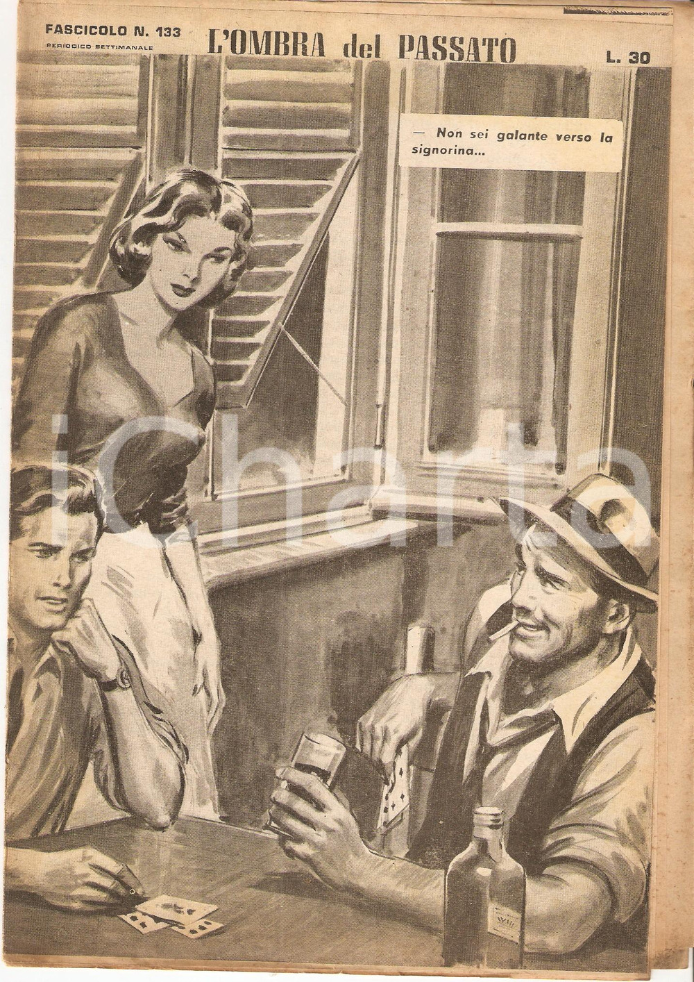 Giornale, rivista storica 1956 OMBRA DEL PASSATO Jean DE VALLORBE Bisca clandestina Fascicolo 133 1