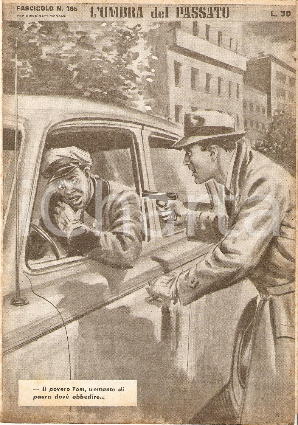 Giornale, rivista storica 1956 OMBRA DEL PASSATO Jean DE VALLORBE Tassista minacciato Fascicolo 165 1