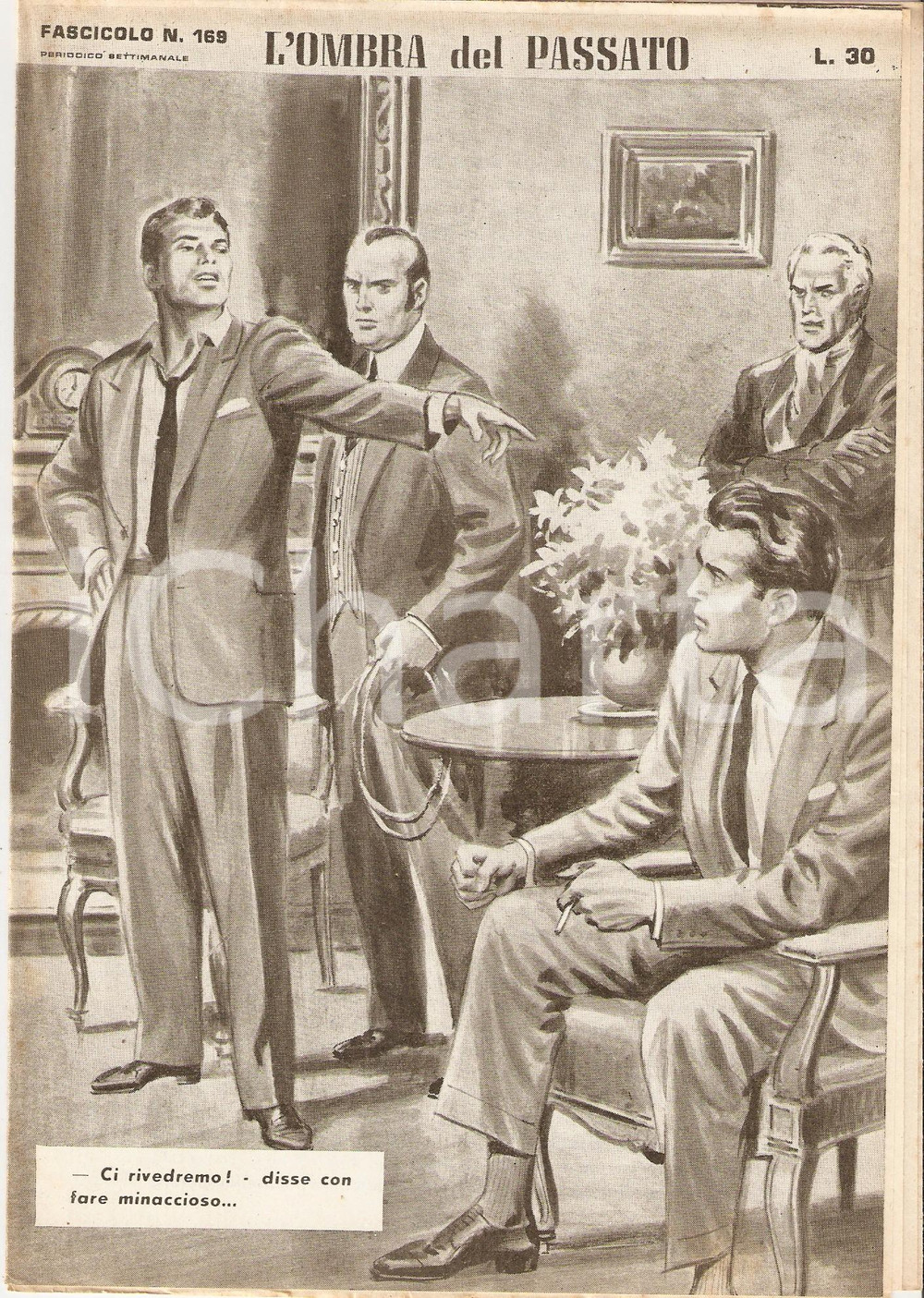 Giornale, rivista storica 1956 OMBRA DEL PASSATO Jean DE VALLORBE Uomo accusato Fascicolo 169 1