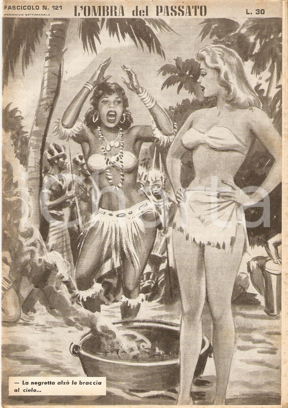 Giornale, rivista storica 1956 OMBRA DEL PASSATO Jean DE VALLORBE Danze rituali attorno al fuoco Fasc. 121 1