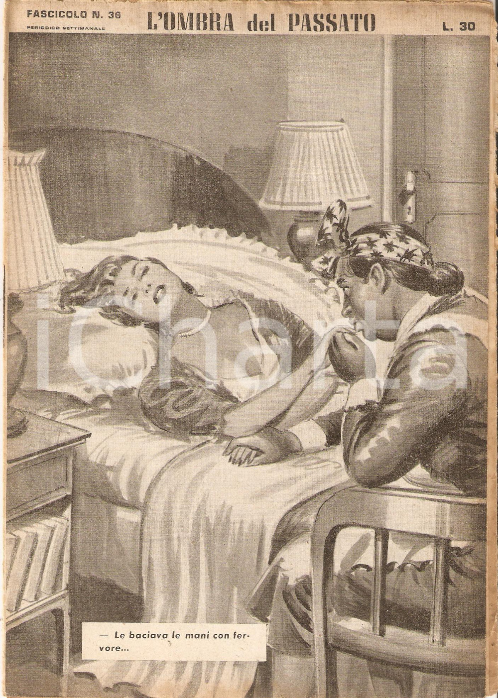 Giornale, rivista storica 1956 OMBRA DEL PASSATO Jean DE VALLORBE Schiava bacia mano della padrona Fasc 36 1