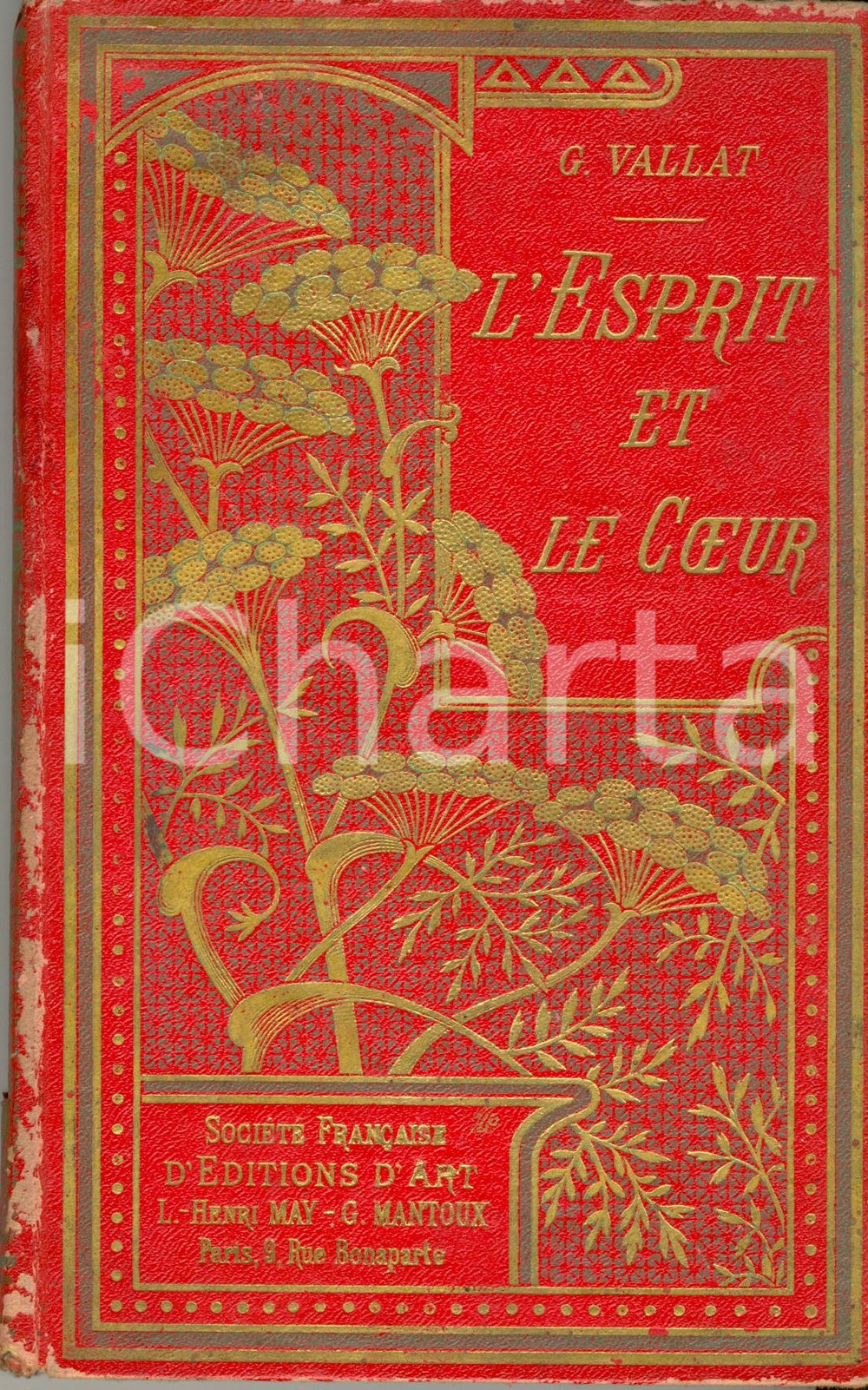 Libro, pubblicazione d epoca 1890 ca VALLAT L Esprit e le coeur illustrazioni di VALVERANE Volume 1