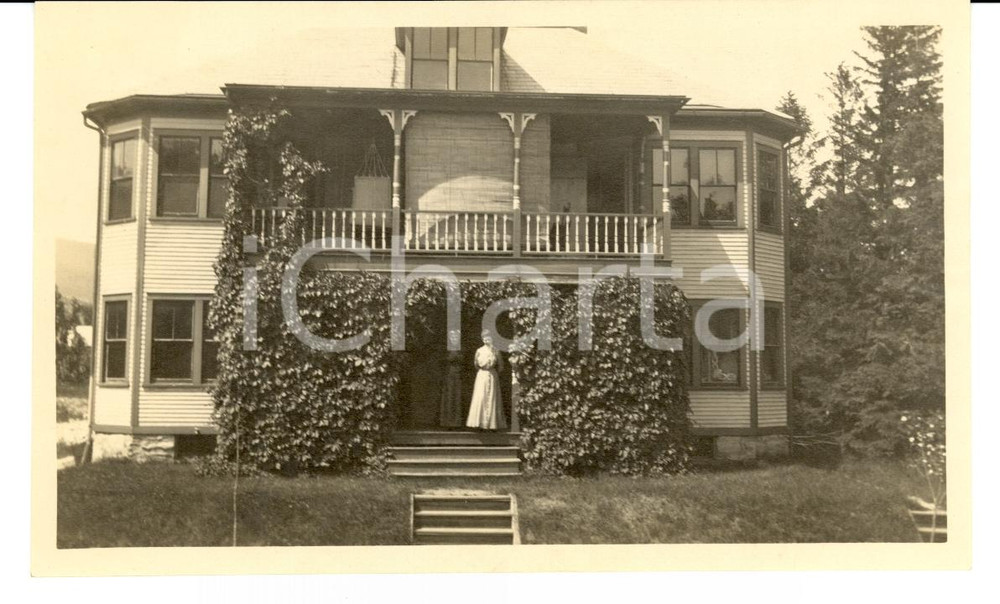 Fotografia d epoca originale 1912 ADAMS MA USA The ORR BLOCK in Melrose Street  Photo 1 1