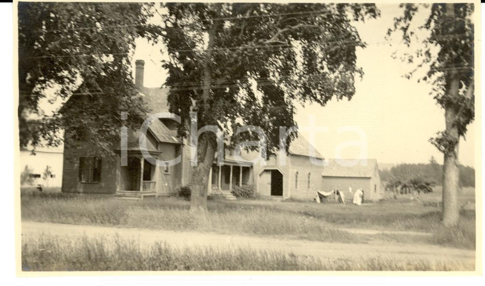 Fotografia d epoca originale 1912 SOLON MAINE, USA House of Mrs. ROWELL Photo 1