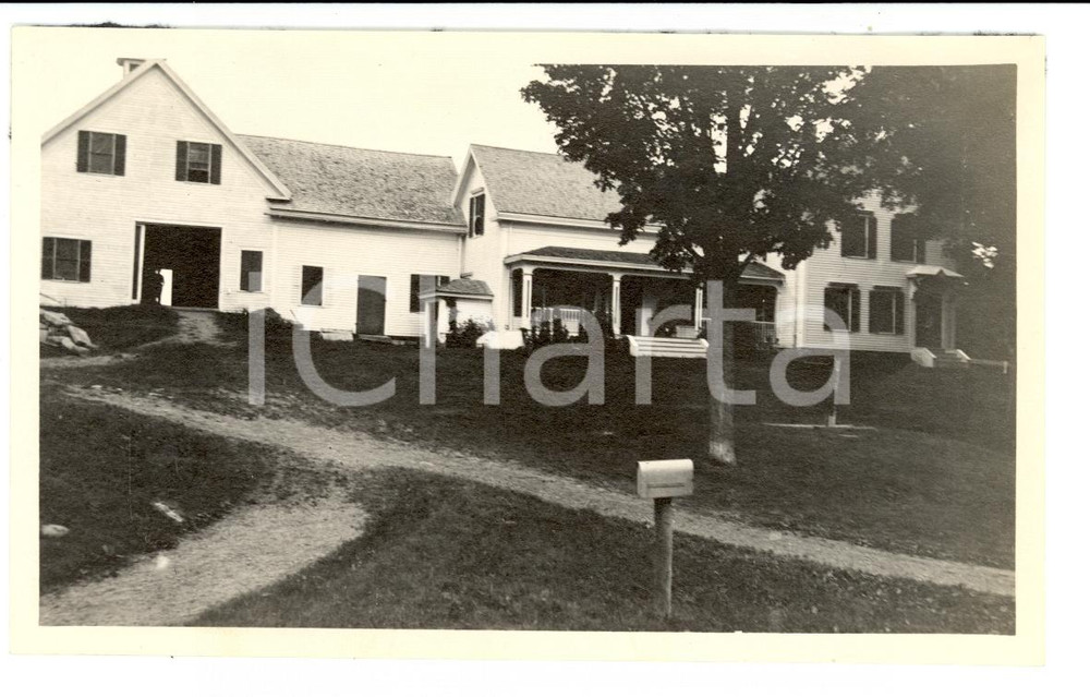 Fotografia d epoca originale 1912 THORNDIKE MAINE, USA Home of R. W. BETTS Photo 1