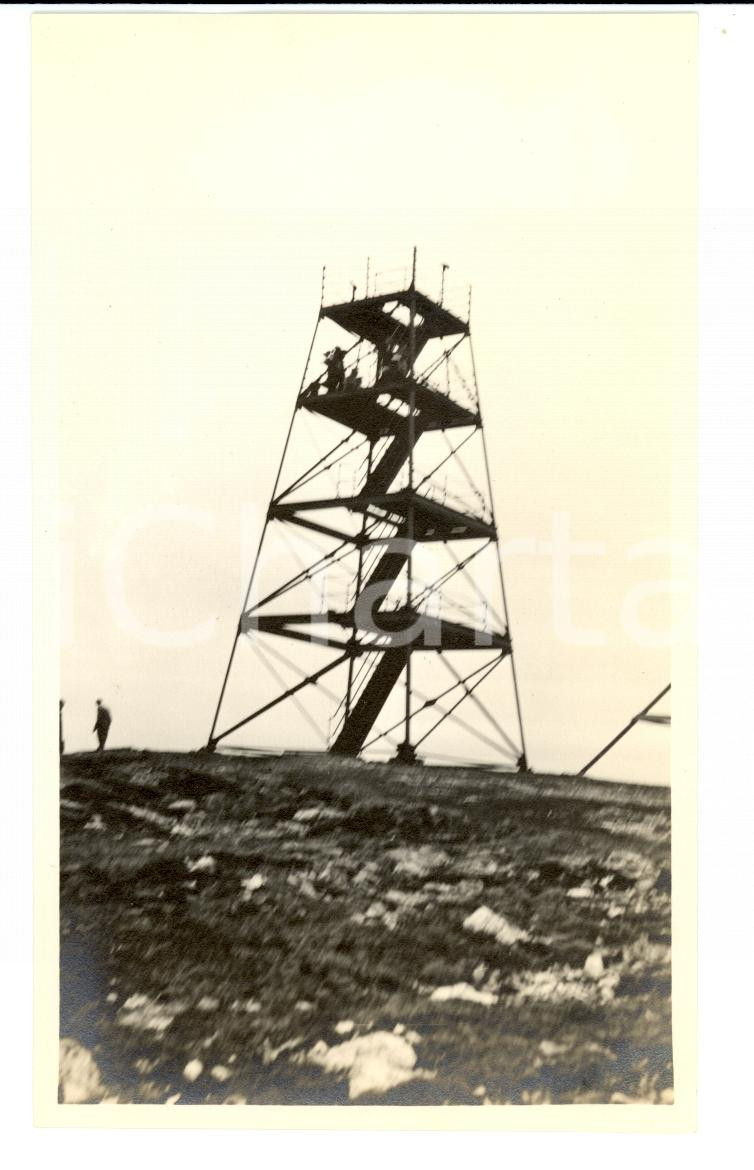 Fotografia d epoca originale 1913 MOUNT GREYLOCK USA Tower on the highest point  Photo 2 1