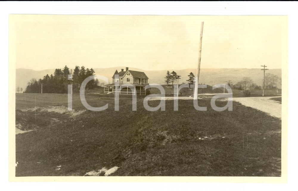 Fotografia d epoca originale 1913 ADAMS USA FOREST PARK Country Club GOLF Photo 1