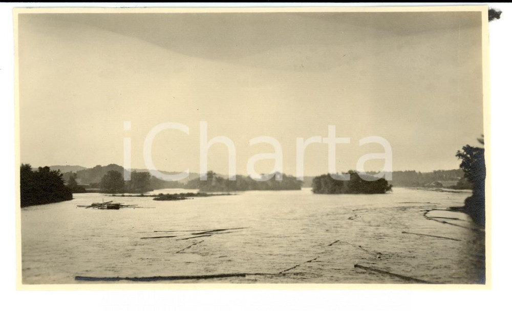 Fotografia d epoca originale 1912 SOLON MAINE, USA KENNEBEC river flood Photo 1