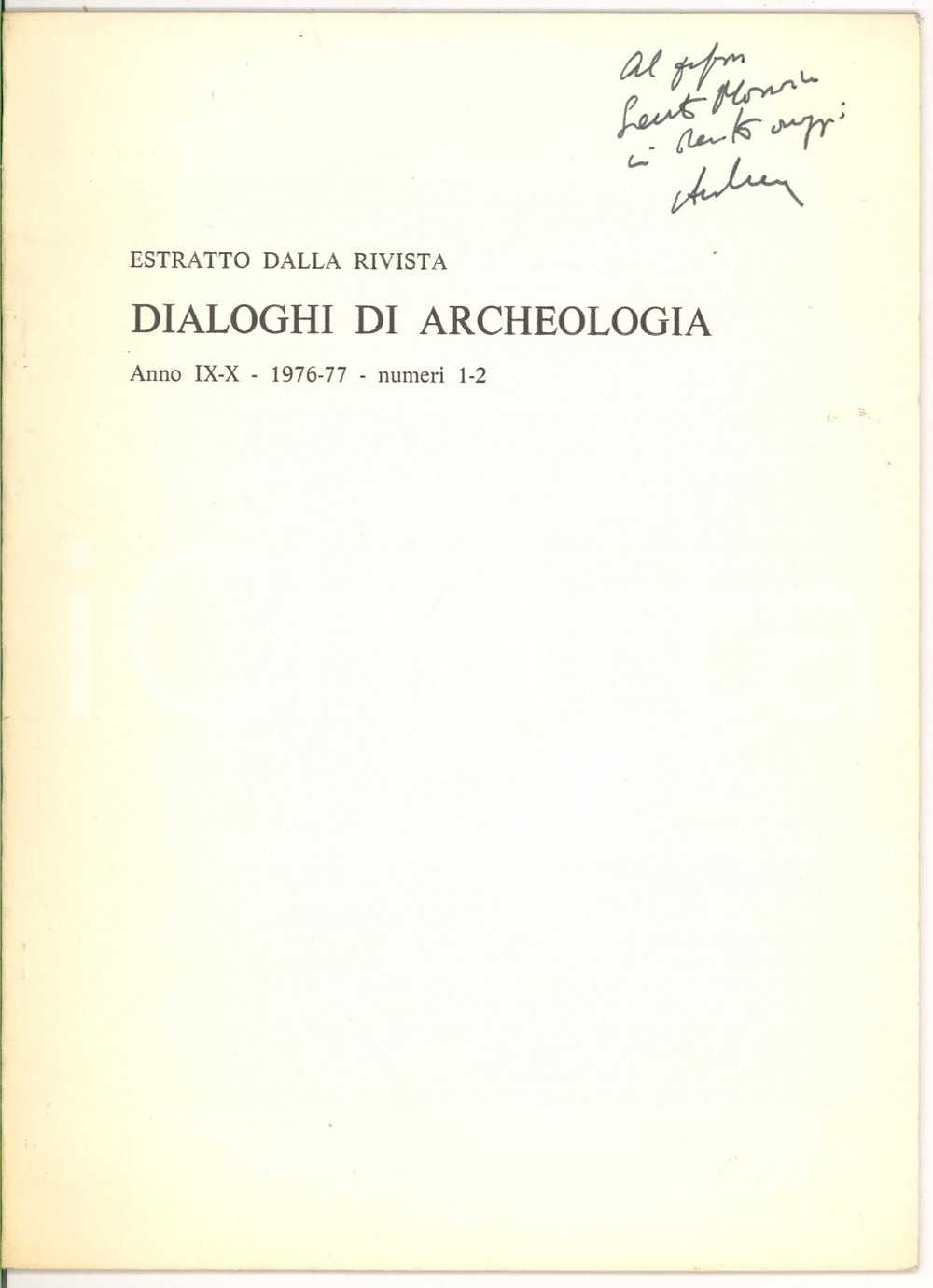 Oggetto da collezione cartaceo 1976 Andrea GIARDINA Recensione opera John MATTHEWS 1