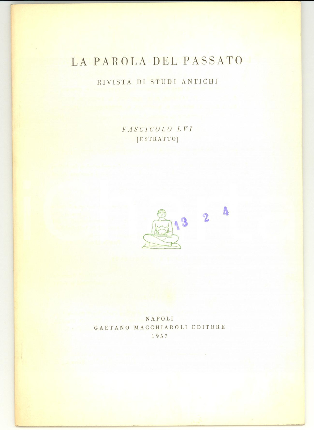 Libro, pubblicazione d epoca 1957 Francesco ADORNO Talassocrazia cretese e Minosse 1