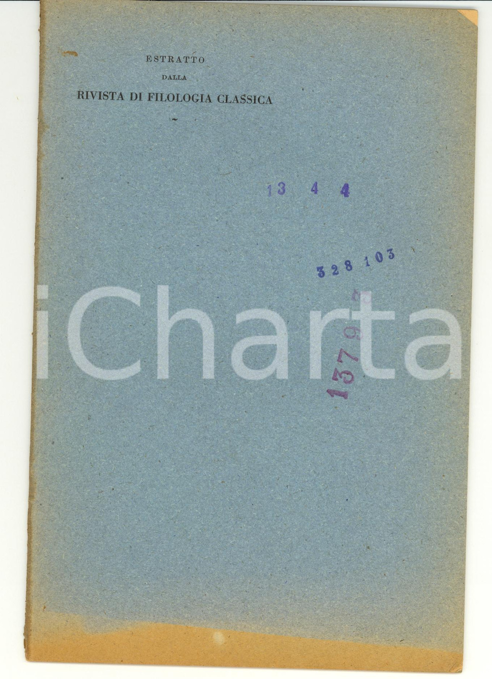Libro, pubblicazione d epoca 1950 Luigi MORETTI Una nuova iscrizione da ARAXA 1