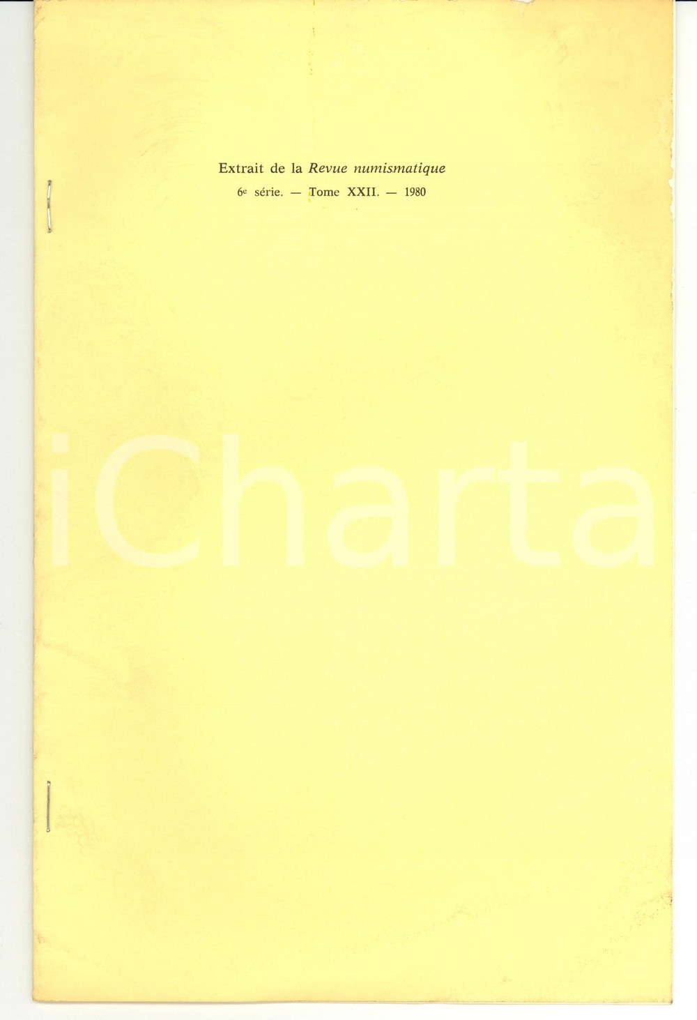 Libro, pubblicazione d epoca 1980 AndrÃ© CHASTAGNOL Quinquennalia de Constantin AUTOGRAFO 1