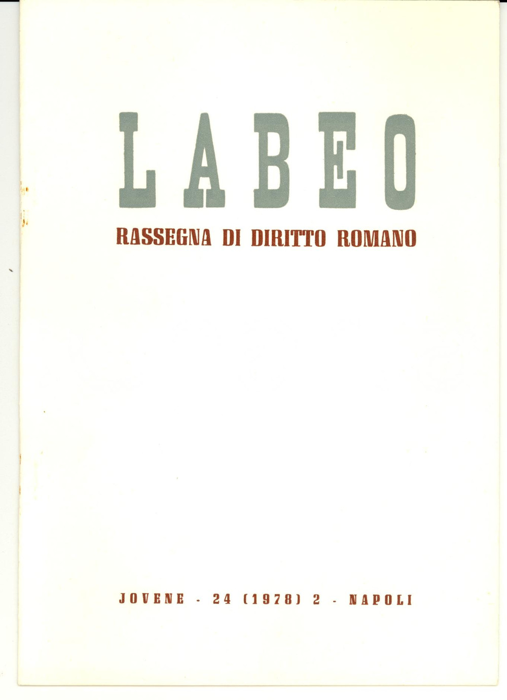 Libro, pubblicazione d epoca 1978 NAPOLI Vincenzo GIUFFRE  Servi e milizia secondo il Codice Teodosiano 1