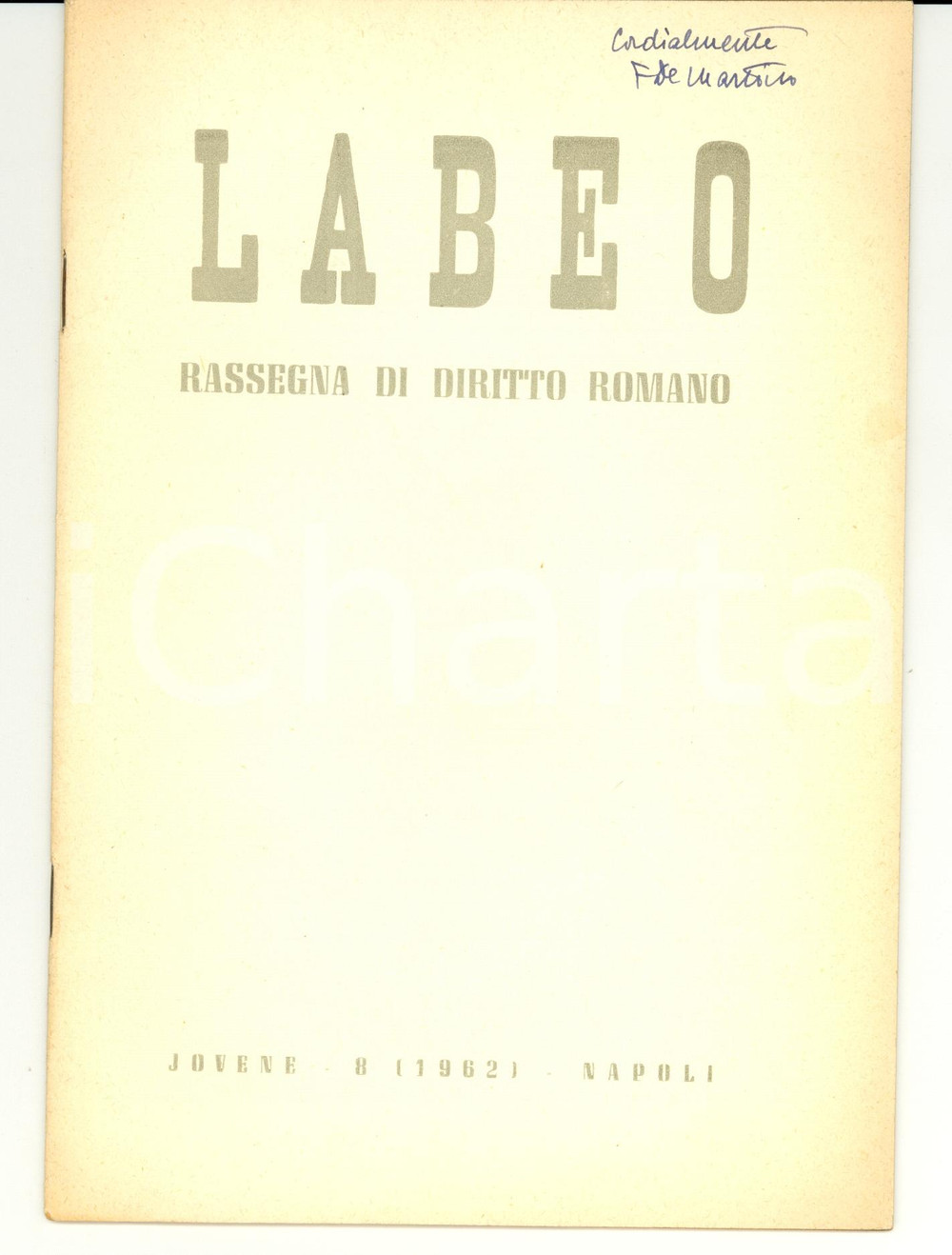 Libro, pubblicazione d epoca 1962 Francesco DE MARTINO Di E. STAVELEY o dell intolleranza 1