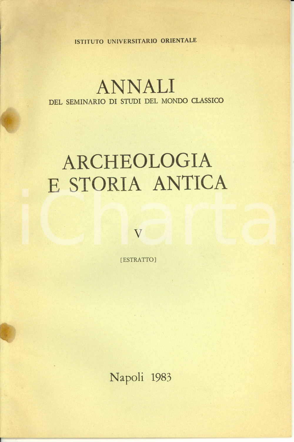 Libro, pubblicazione d epoca 1983 Augusto FRASCHETTI La pietas di Cesare e la colonia di Pola Opuscolo 1