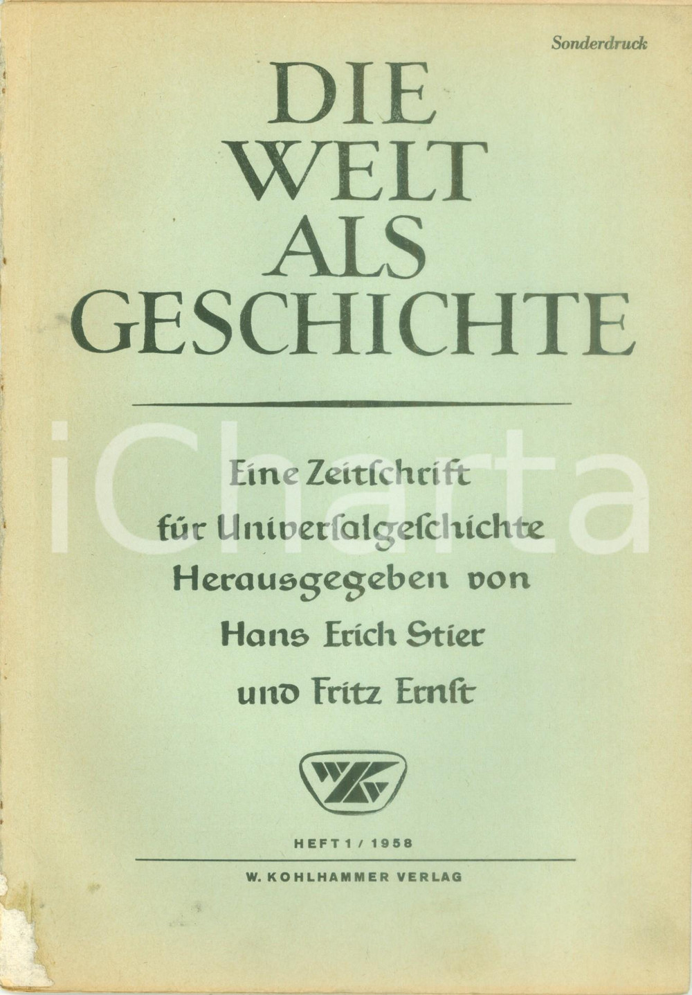 Libro, pubblicazione d epoca 1958 Hermann BENGTSON Universalhistorische Aspekte Geschichte des HELLENISMUS 1
