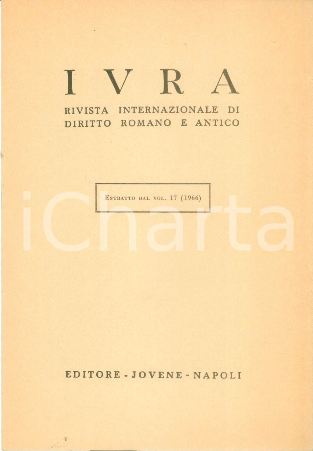 Libro, pubblicazione d epoca 1966 Giuseppe Ignazio LUZZATTO Ricordo di Mario Antonio DE DOMINICIS 1