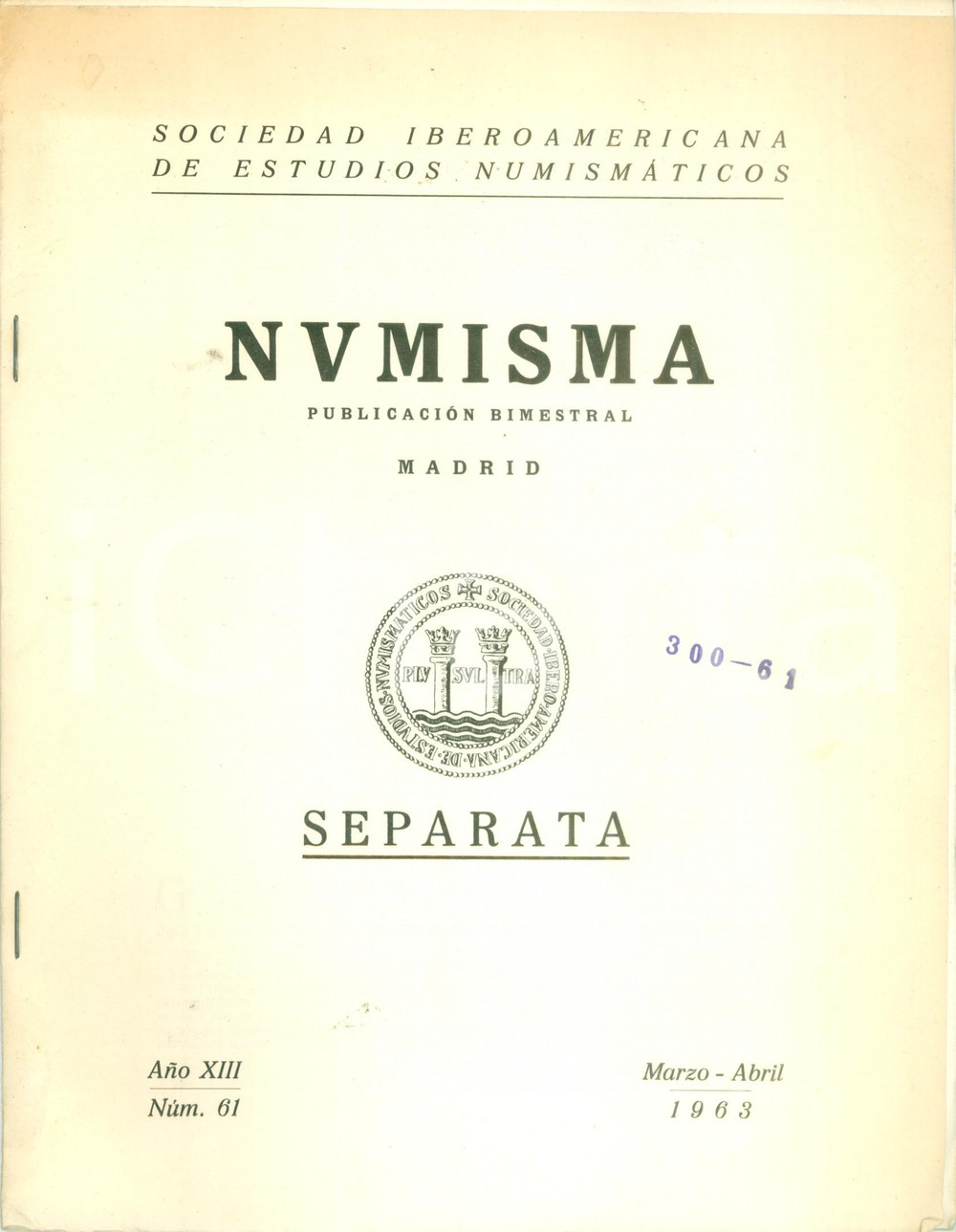 Libro, pubblicazione d epoca 1963 Attilio STAZIO Antiche relazioni tra penisola iberica e regione campana 1