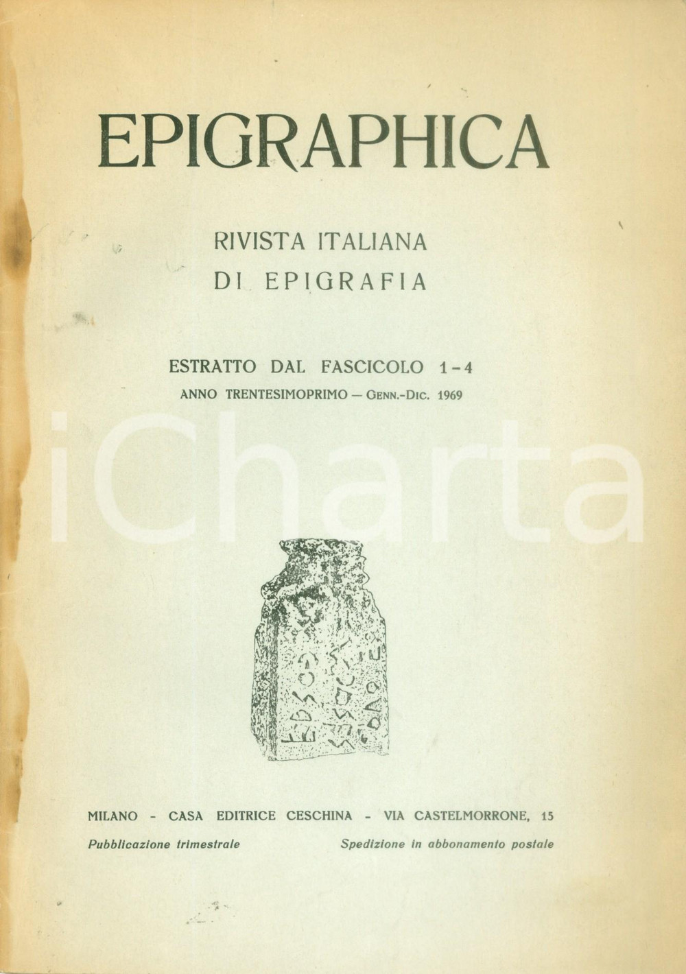 Libro, pubblicazione d epoca 1969 Gerold WALSER Meilen und Leugen in GALLIEN Pubblicazione 1