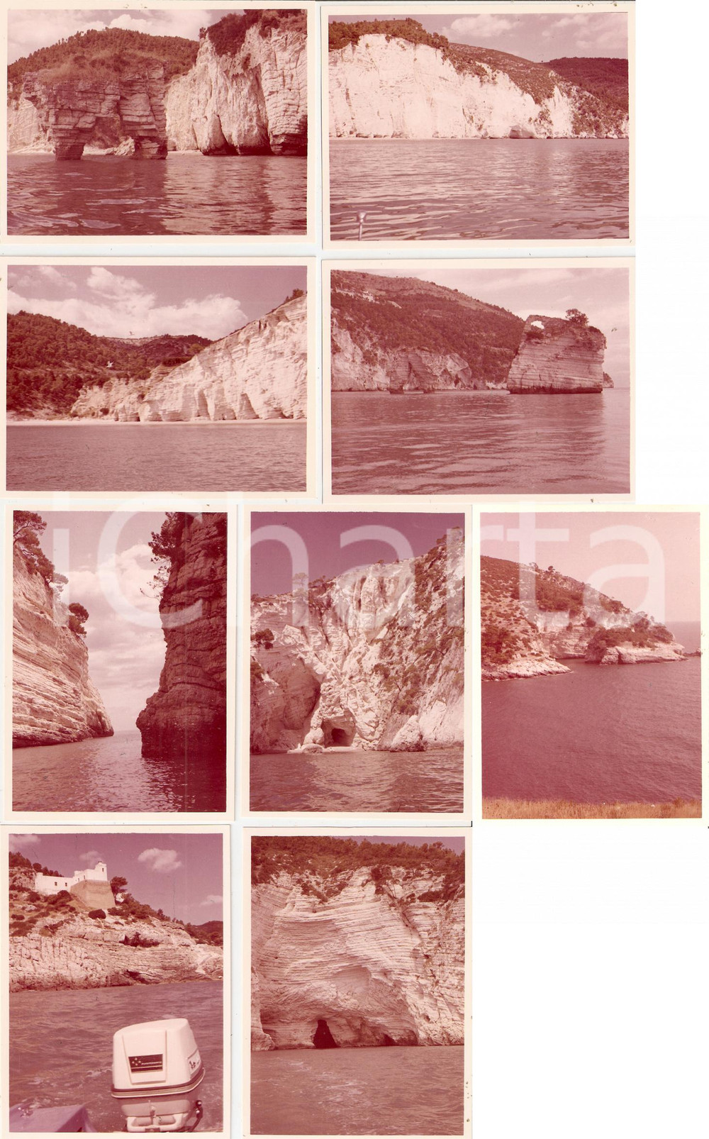 Fotografia d epoca originale 1965 VIESTE FG In motoscafo a PUGNOCHIUSO Lotto 9 foto 1