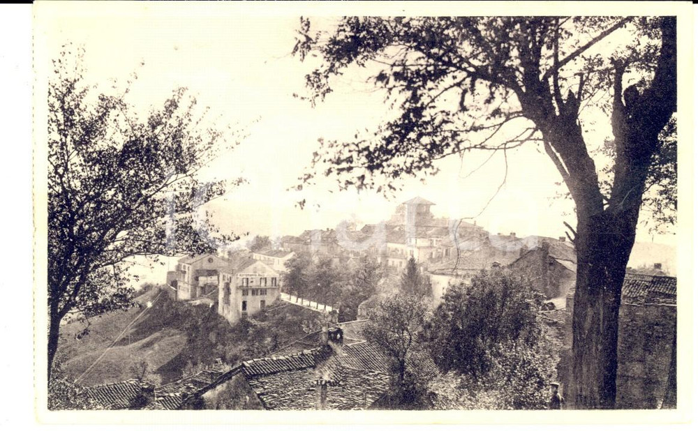 Cartolina originale da collezione 1920 ca PONZONE AL Veduta dalla torre del GRAND HOTEL Cartolina FP NV 1