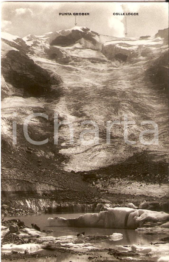 Cartolina originale da collezione 1930 ca MACUGNAGA VB Laghetto PEDRIOLA Punta GROBER Colle LOCCE Cartolina FP 1