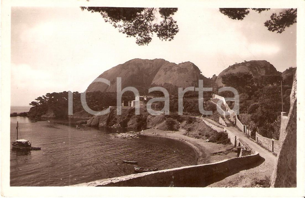 Cartolina originale da collezione 1950 ca LA CIOTAT FRANCE La Plage du Grand Mugel Cartolina FP NV 1