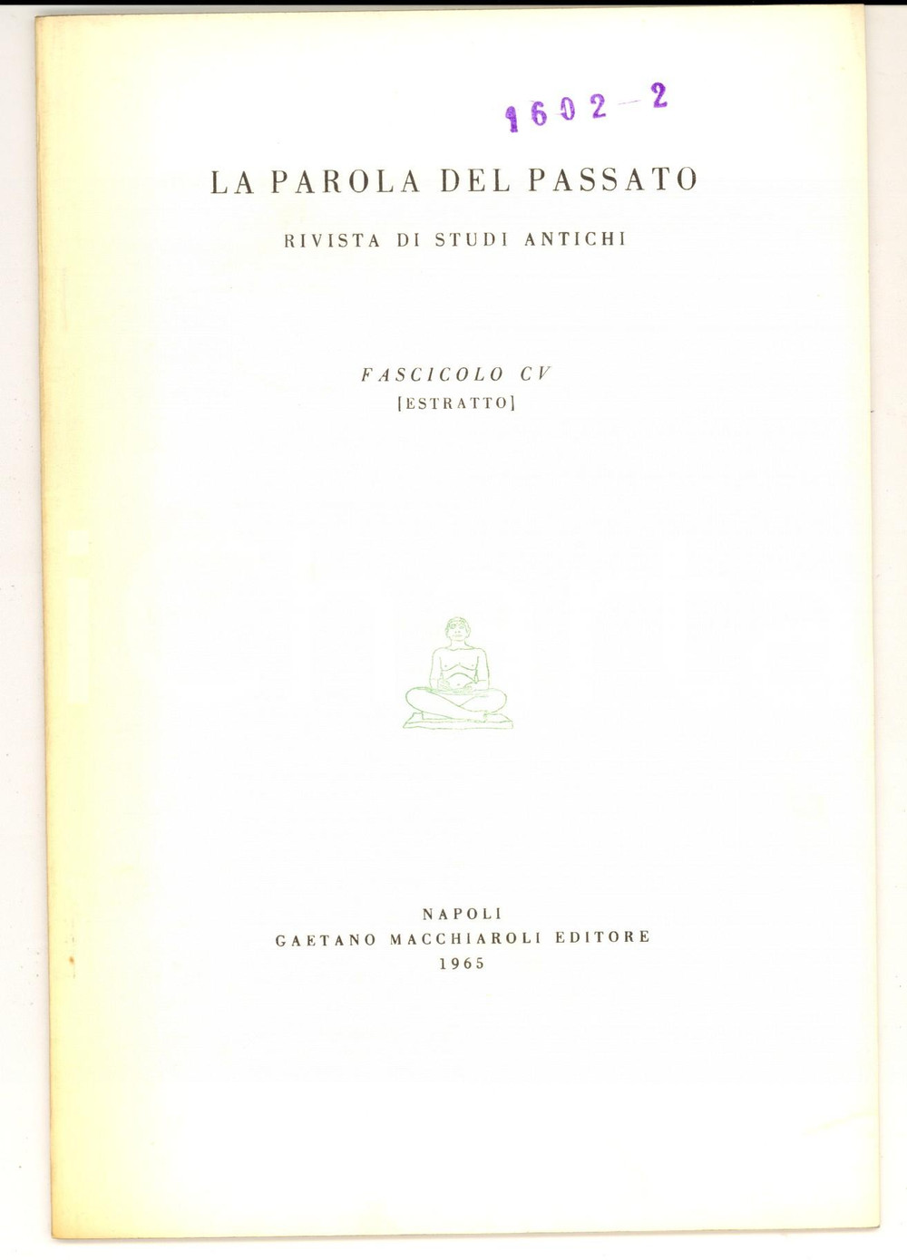 Libro, pubblicazione d epoca 1965 Filippo CASSOLA Pertinace durante il principato di Commodo Pubblicazione 1
