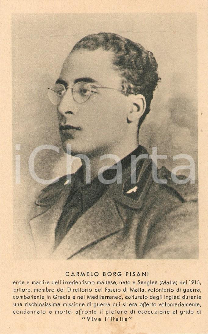 Cartolina originale da collezione 1943 ROMA Carmelo BORG PISANI irredentista maltese Cartolina 2 1