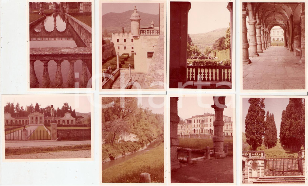Fotografia d epoca originale 1965 PADOVA Vedute delle VILLE PALLADIANE Lotto 8 foto 8x12 cm 1