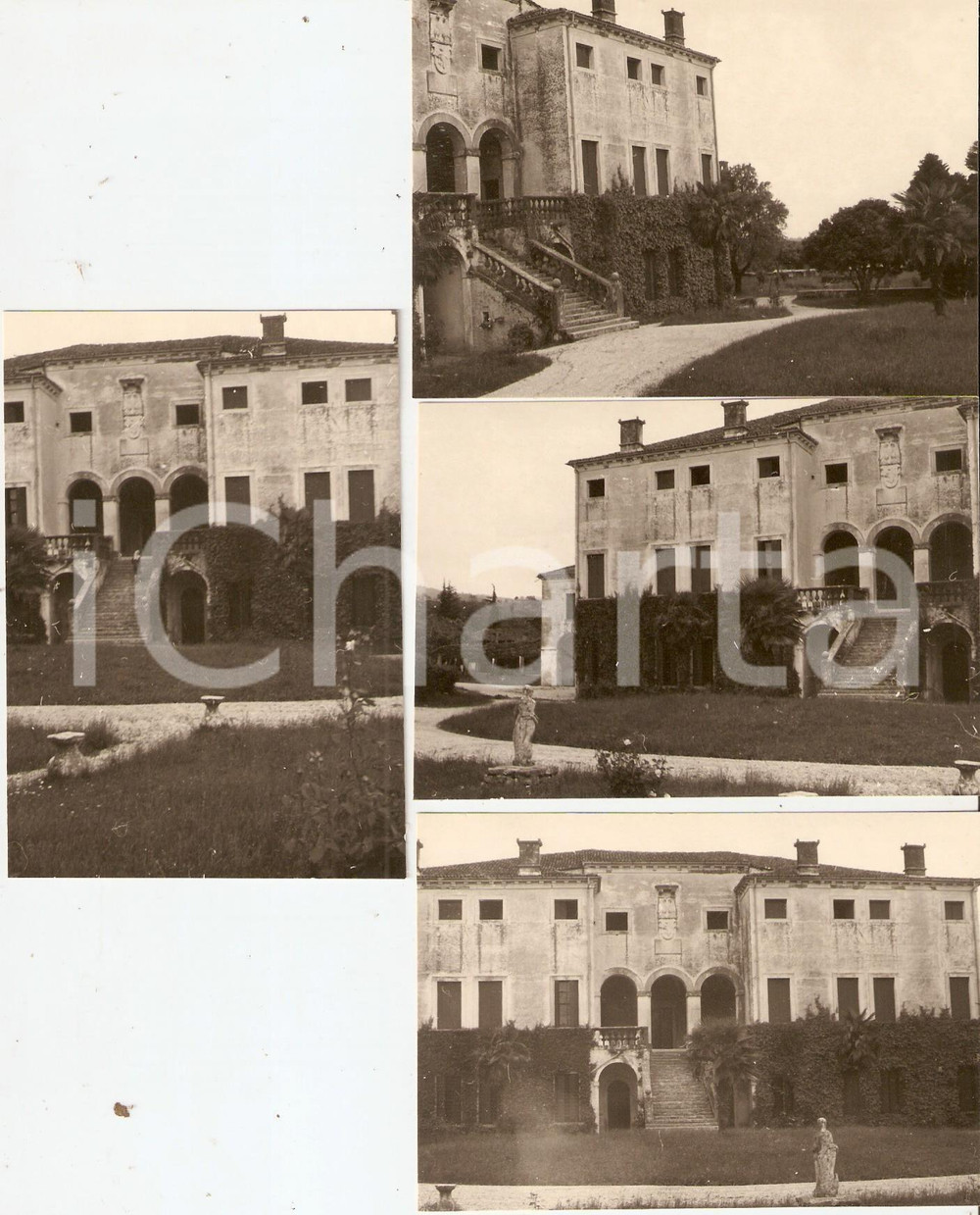 Fotografia d epoca originale 1961 LUGO DI VICENZA Villa GODI MALINVERNI Lotto 4 foto 1