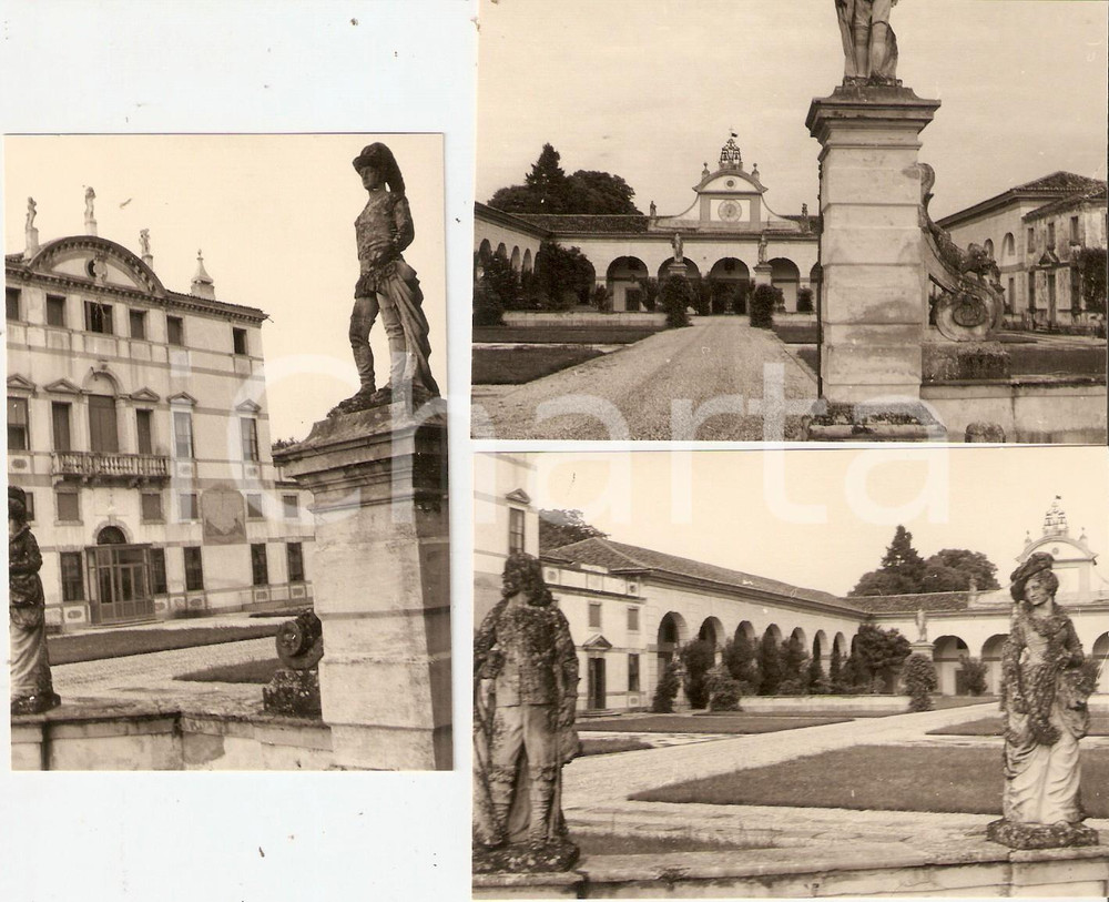 Fotografia d epoca originale 1961 ROSÀ VI Vedute di Villa DOLFIN BOLDU  Lotto 3 foto 10 x 7 cm 1