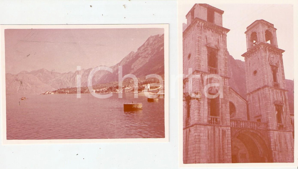 Fotografia d epoca originale 1960 CATTARO / KOTOR MONTENEGRO Cattedrale SAN TRIFONE e panorama Lotto 2 foto 1