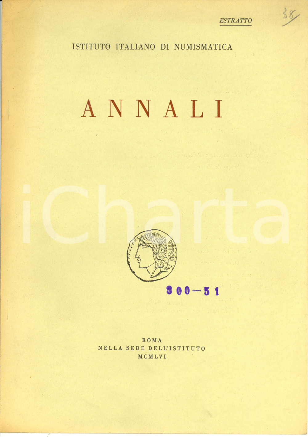 Libro, pubblicazione d epoca 1956 Franco PANVINI ROSATI Il riordinamento del MEDAGLIERE ESTENSE di Modena 1