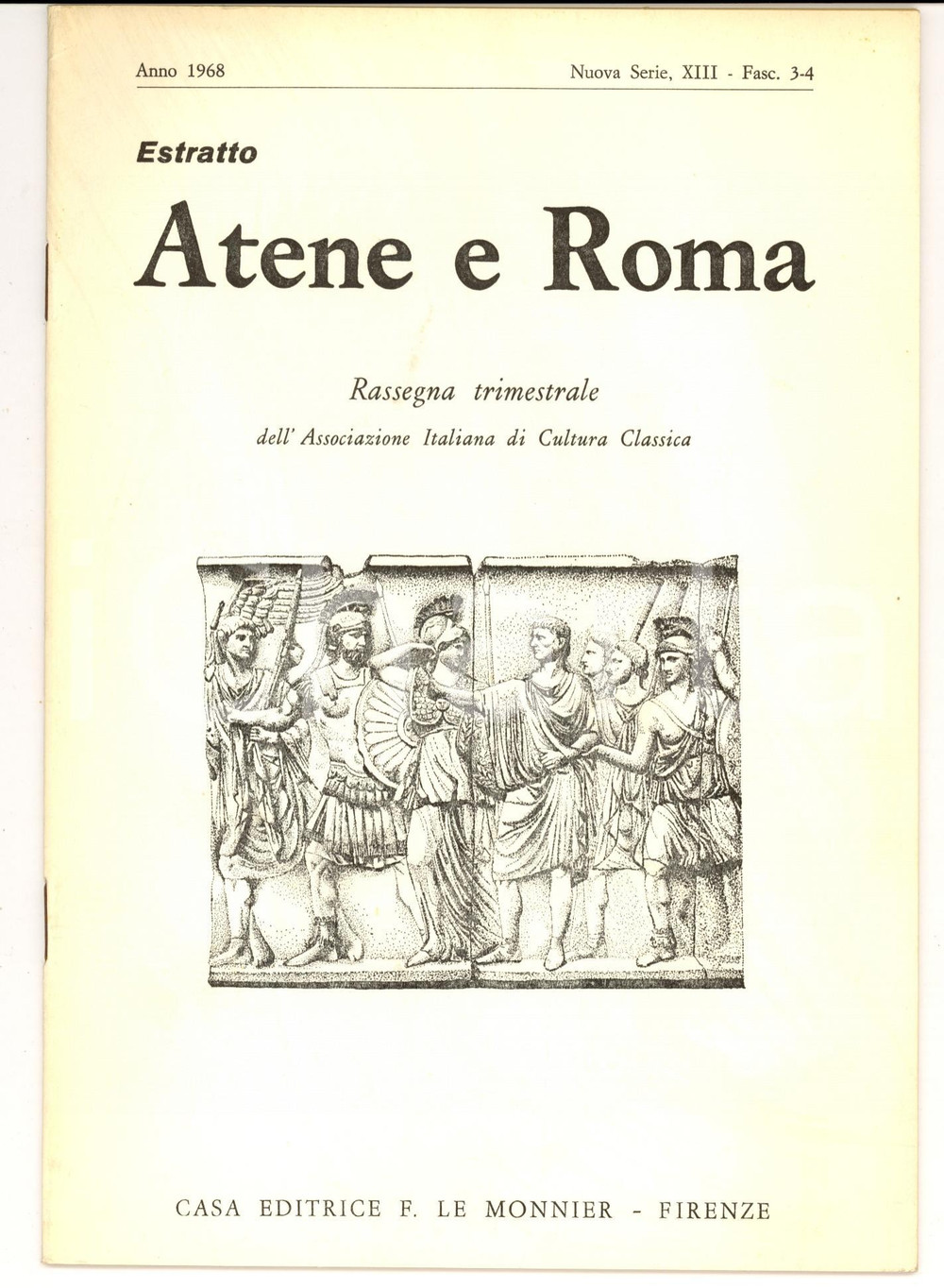Libro, pubblicazione d epoca 1968 Vincenzo TANDOI Giovenale e il mecenatismo a Roma tra I e II secolo 1