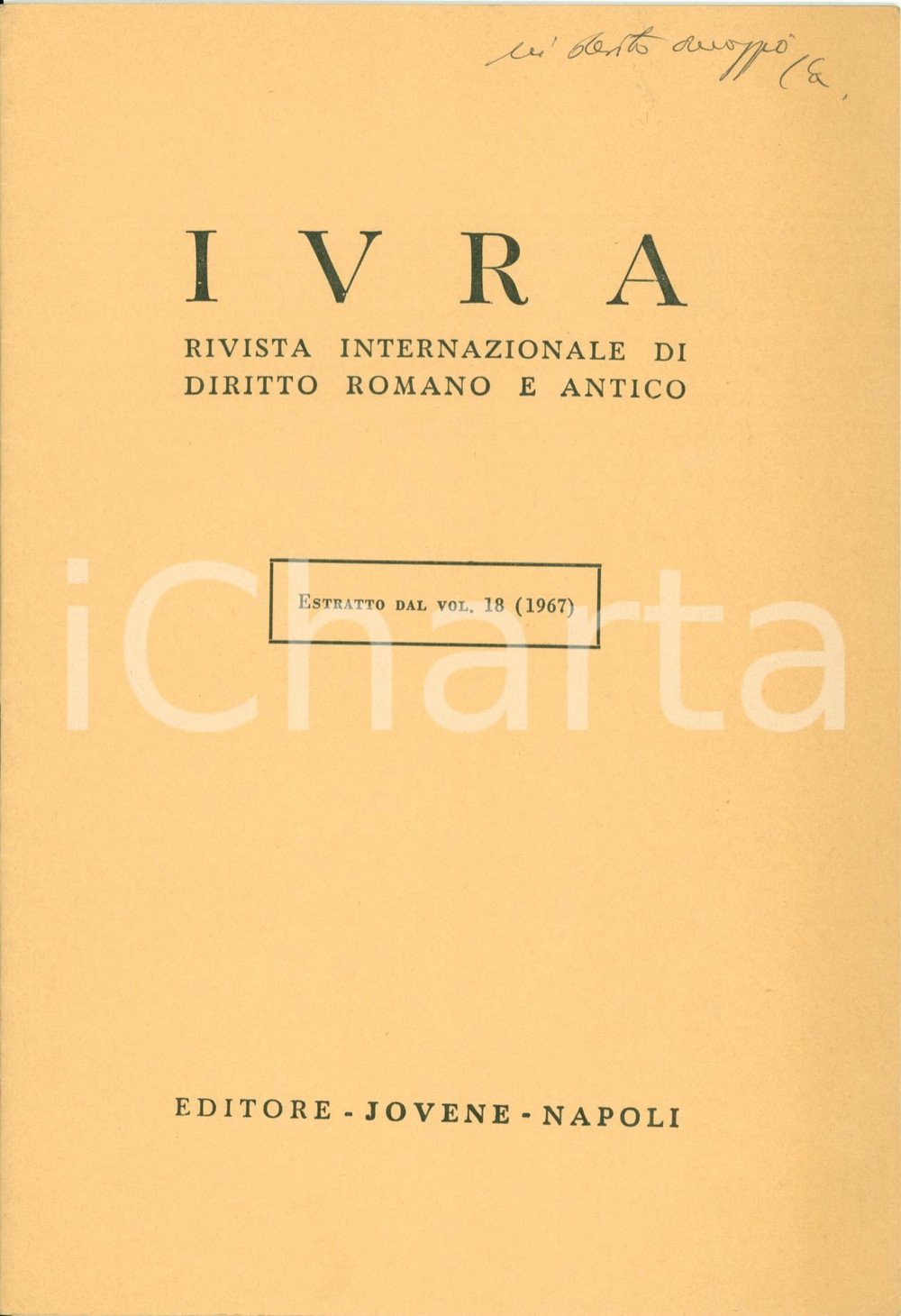 Libro, pubblicazione d epoca 1967 Giuliano CRIFO  Recensione Christian MEYER Res publica amissa con AUTOGRAFO 1