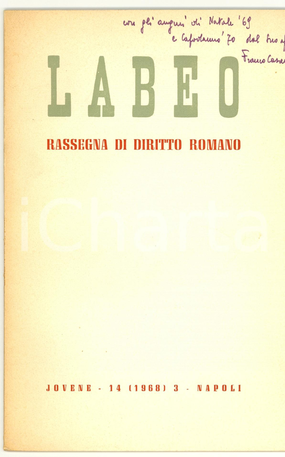 Libro, pubblicazione d epoca 1968 Franco CASAVOLA Potere tra ADRIANO e ANTONINO 1