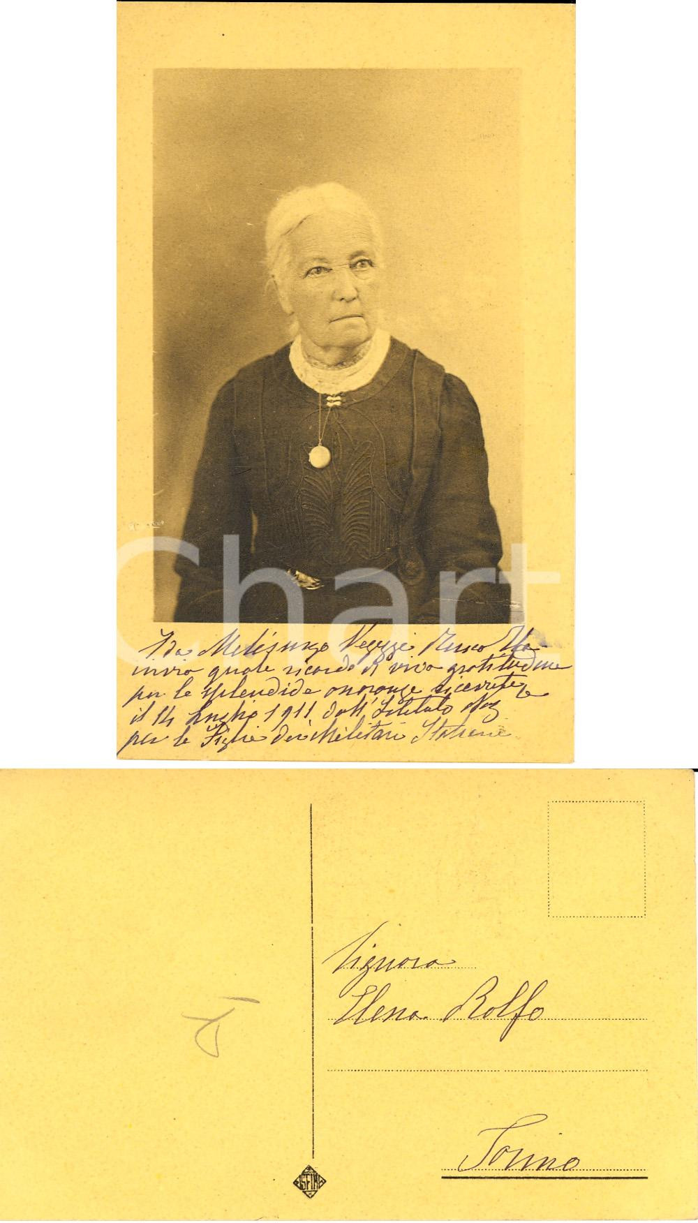 Fotografia d epoca originale 1911 TORINO? Fotografia Ida MELISURGO VEGEZZI RUSCALLA 1