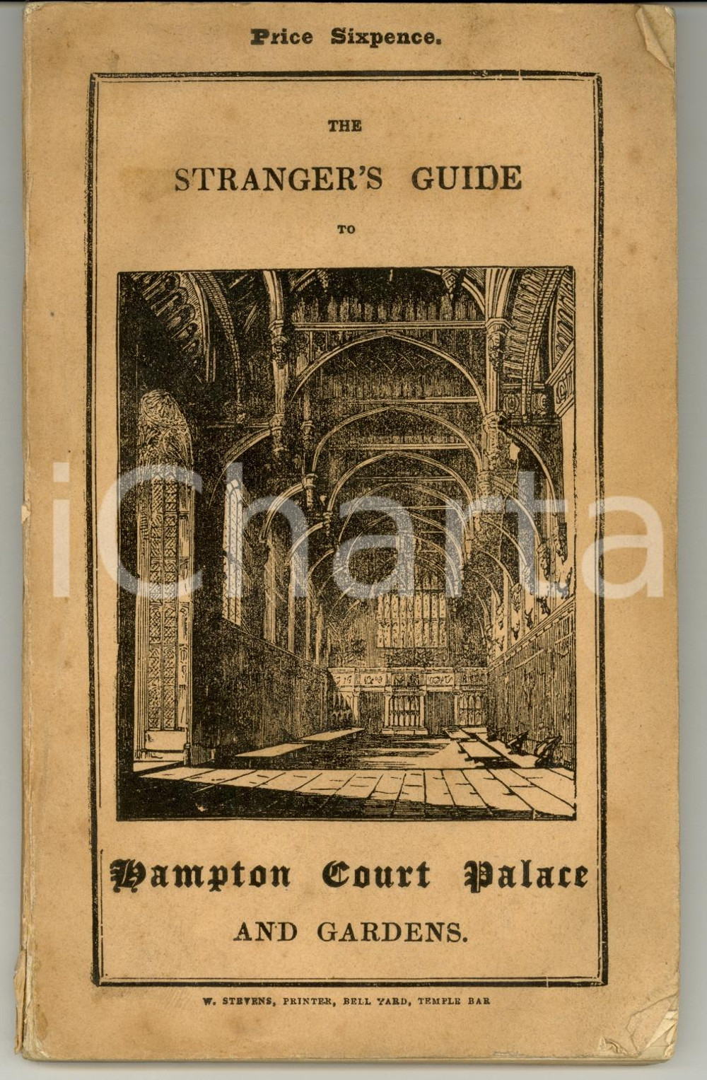 Libro, pubblicazione d epoca 1862 LONDON Stranger s guide to HAMPTON COURT PALACE 1