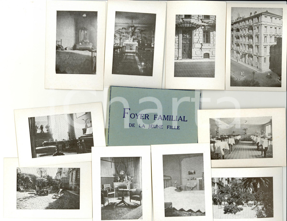 Materiale pubblicitario d’epoca 1930 TOULOUSE Foyer familial de la jeune fille Tourisme 1