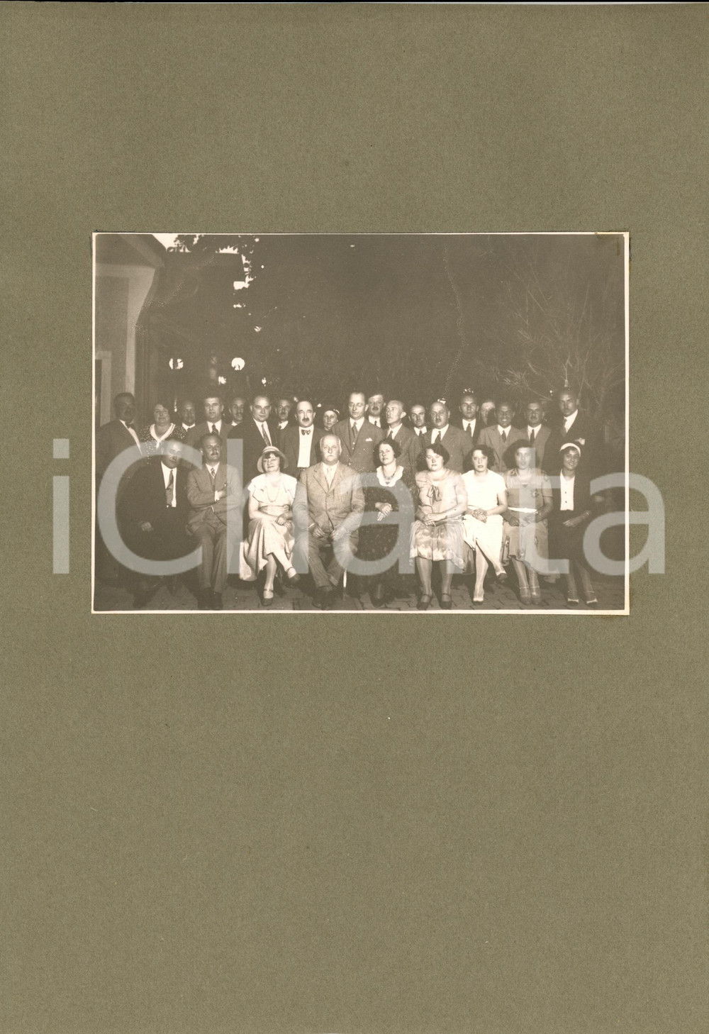 Fotografia d epoca originale 1932 WIEN AU Anniversario direttore Dziurzynski Compagnia Assicurazioni RAS 1