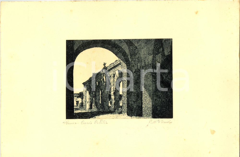 1930 ROMA Curia OSTILIA Giuseppe Mario D'AMICO