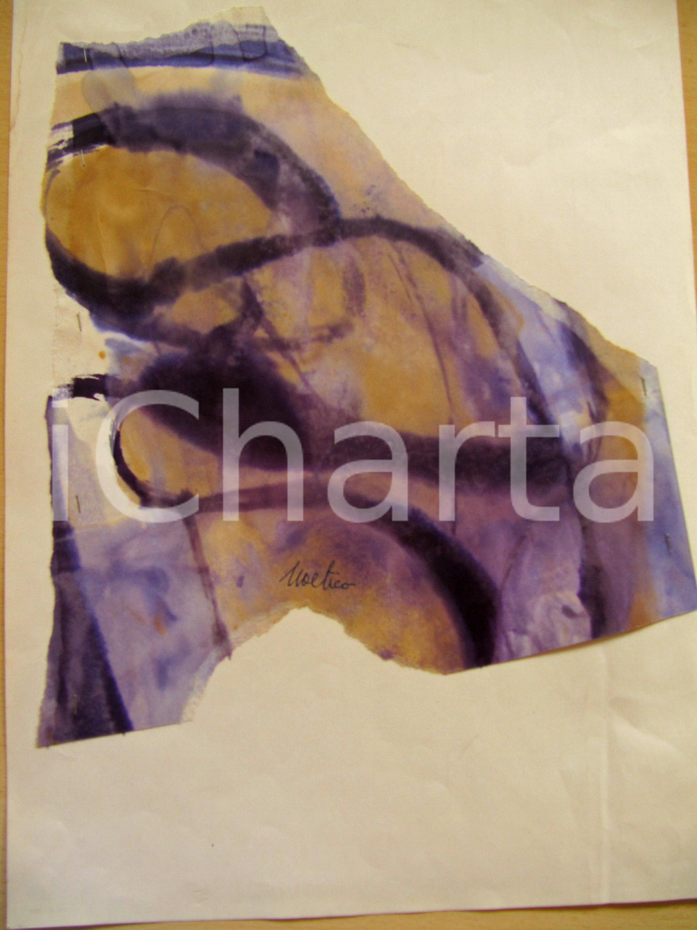Stampa, bozzetto originale 1967 NOETICO Disegno FIRMATO e studio di nudo femminile 1