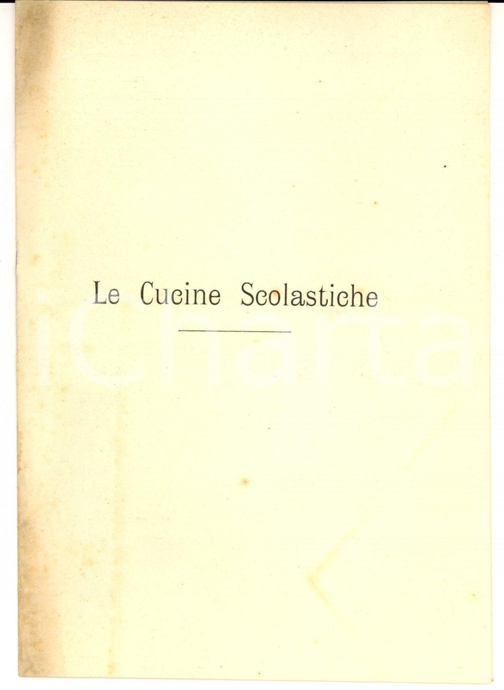 Documento originale, autentico 1903 ROMA PORTA SAN LORENZO Rendiconto mensa per bambine Scuola TIBURTINA 1