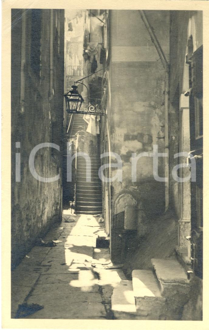Cartolina originale da collezione 1926 TRIESTE Scorcio della CITTA  VECCHIA Cartolina postale FP VG 1