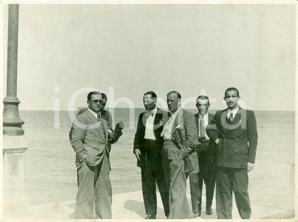 Fotografia d epoca originale 1934 BARI Ciclismo Redazione GAZZETTA DELLO SPORT segue Giro d ITALIA Foto 1