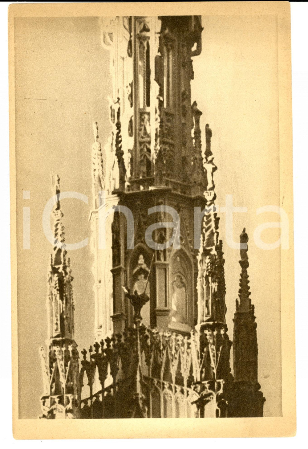Stampa, bozzetto originale 1927 MILANO Vico VIGANO  TORRE DELLE MEMORIE Loggia della Redenzione Rendering 1